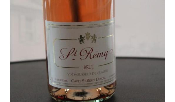 12 flessen à 75cl rosé schuimwijn St-Rémy, Brut,